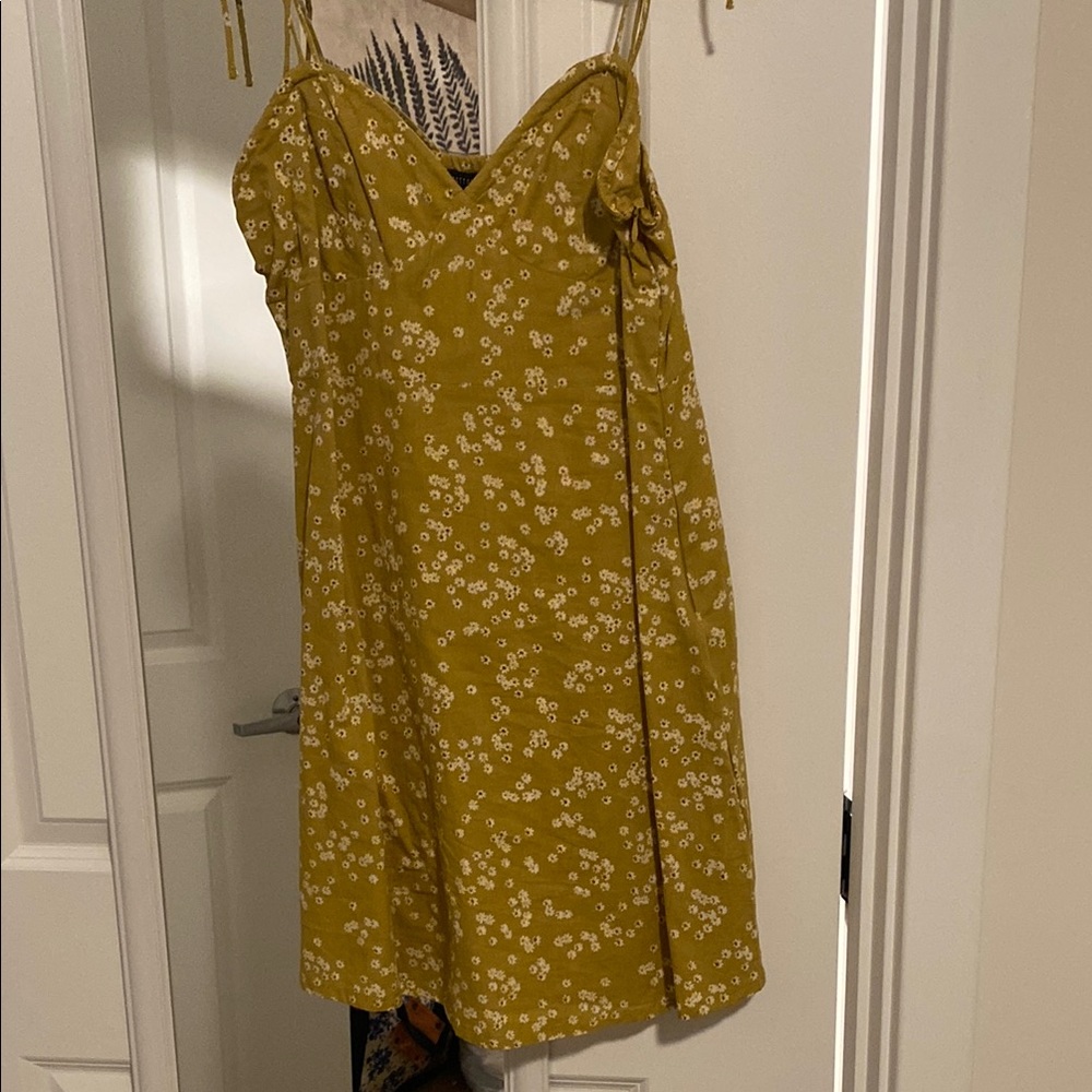 Cotton On Yellow Sundress Spaghetti Strap Mini